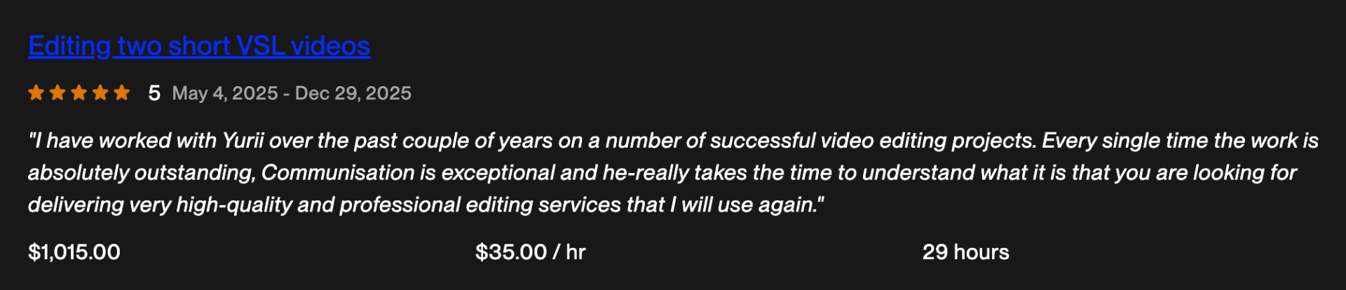 Client review 11
