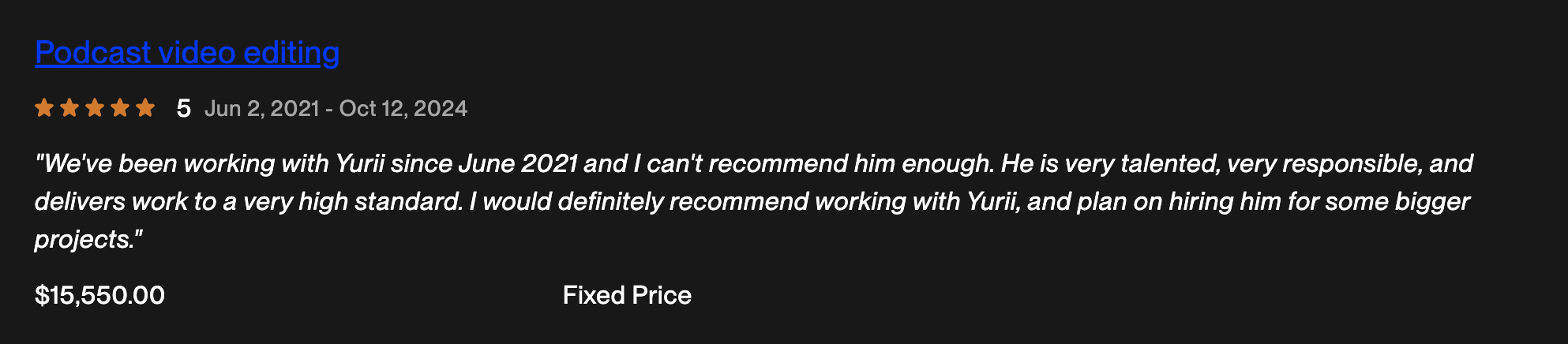 Client review 9